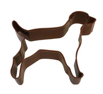 Picture of DOG POLY-RESIN COATED COOKIE CUTTER BROWN 10.2CM